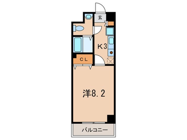 カリエンテ三宮の物件間取画像